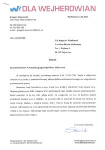 drugi wniosek dotyczący ul
